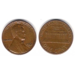 (201) Estados Unidos de América. 1961(D). 1 Cent (MBC)