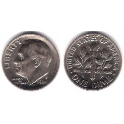 (195a) Estados Unidos de América. 1984(P). 1 Dime (MBC)