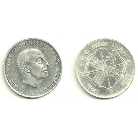 1966(*-----) 100 Pesetas (MBC)