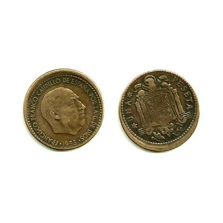 Estado Español. 1947*(19-62). 1 Peseta (BC) Desplazada