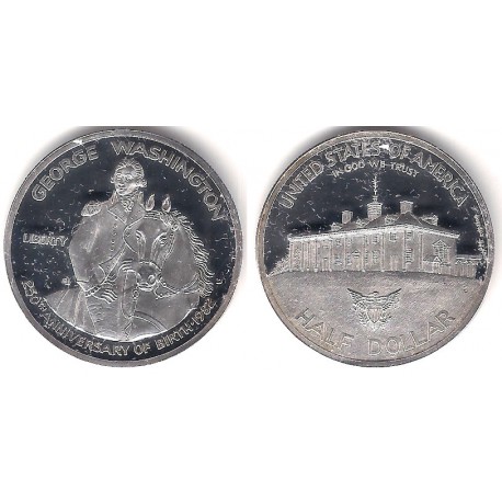 (RÉPLICA) Estados Unidos de América. 1982. 1 Dollar (Proof) (Plata)