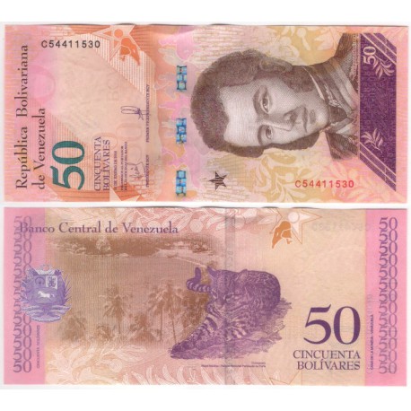 (105) Venezuela. 2018. 50 Bolivares (SC)