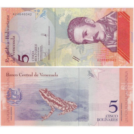 (102) Venezuela. 2018. 5 Bolivares (SC)