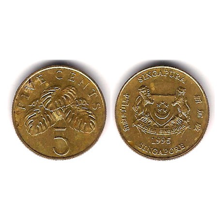 (99) Singapur. 1995. 5 Cents (MBC-)