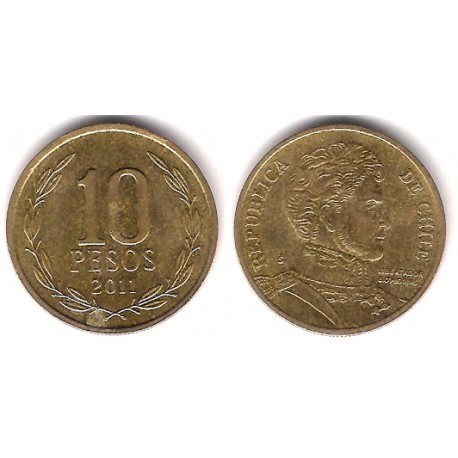 (228.2) Chile. 2011. 10 Pesos (MBC)