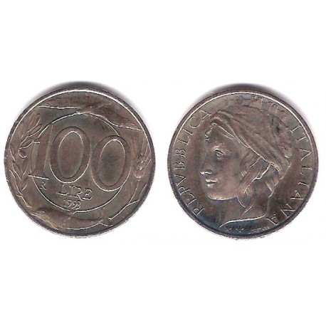 (159) Italia. 1993(R). 100 Lira (EBC)