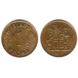 (12a) Islandia. 1975. 1 Krona (MBC)