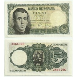 [1951] Billete de 5 Pesetas (EBC). Sin serie.