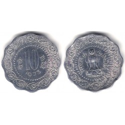 (27.1) India. 1973. 10 Paise (SC)