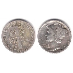 (140) Estados Unidos de América. 1940. 1 Dime (MBC) (Plata)