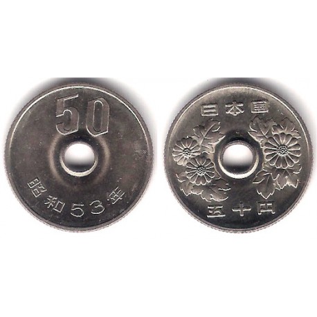 (Y81) Japón. 1978(53). 50 Yen (EBC)