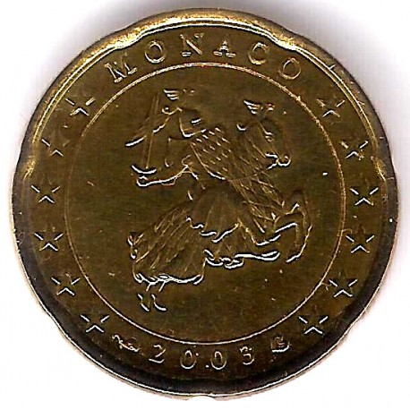 Mónaco. 2003. 20 Cents (SC)