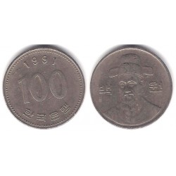 (35.2) Corea del Sur. 1991. 100 Won (BC)