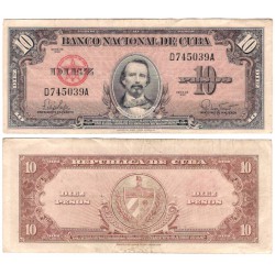 (79b) Cuba. 1960. 10 Pesos (BC)