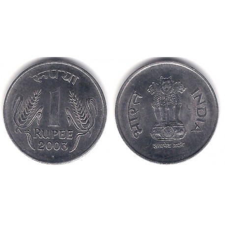 (92.2) India. 2003. 1 Rupee (EBC)