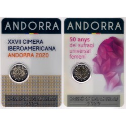 Andorra. 2020. 2 Euro + 2 Euro (SC)