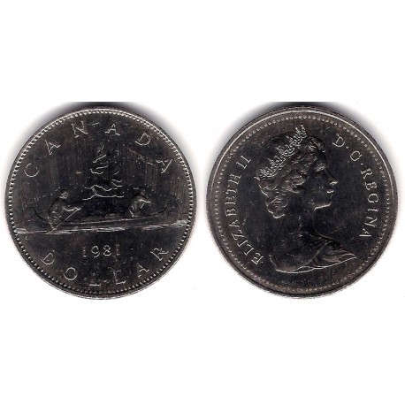 (120.1) Canadá. 1981. 1 Dollar (EBC)