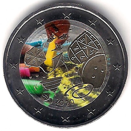 Malta. 2020. 2 Euro (SC) Coloreada