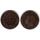 (2.1) Italia. 1861M. 2 Centesimi (MBC+)