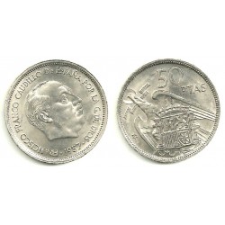 Estado Español. 1957*(59). 50 Pesetas (EBC)