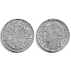 (886a.1) Francia. 1959. 2 Francs (MBC)