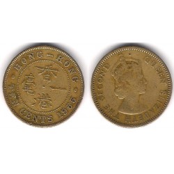 (28.1) Hong Kong. 1955. 10 Cents (MBC-)