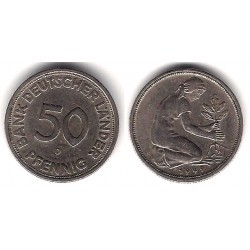 (109.1) Alemania. 1949(D). 50 Pfennig (MBC)