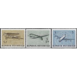 Austria. 1968. Serie Completa Exposición Correo Aéreo Internacional (Nuevo)