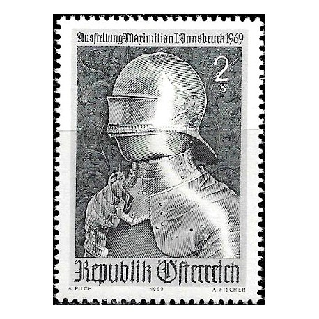 Austria. 1969. 2 Schilling. Exposición Maximiliano I, Innsbruck (Nuevo)