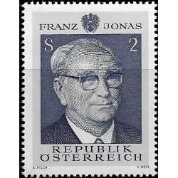 Austria. 1969. 2 Schilling. Franz Jonas (Nuevo)