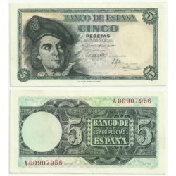 [1948] Billete de 5 Pesetas (EBC). Serie A.