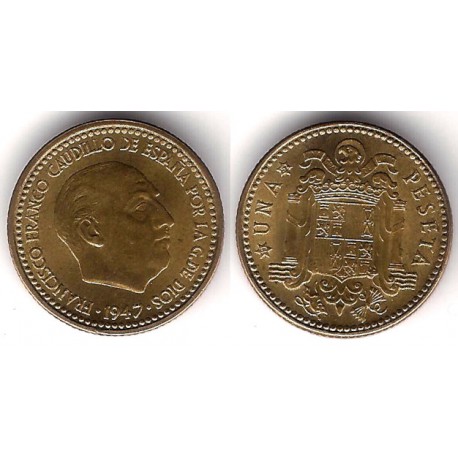 Estado Español. 1947*(19-52). 1 Peseta (EBC+)