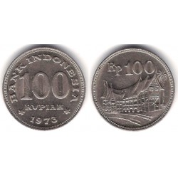 (36) Indonesia. 1973. 100 Rupiah (MBC+)