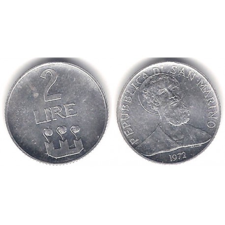 (15) San Marino. 1972. 2 Lira (SC)