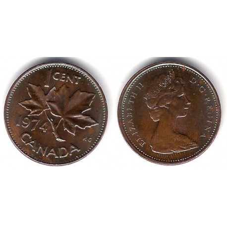 (59.1) Canadá. 1974. 1 Cent (MBC+)