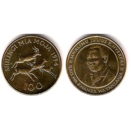 (32) Tanzania. 1994. 100 Shilingi (EBC-)