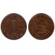 (1) Indochina Francesa. 1886(A). 1 Centime (MBC-)