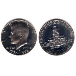 (205) Estados Unidos de América. 1976(S). Half Dollar (Proof)