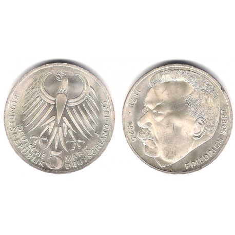 (141) Alemania. 1975(J). 5 Mark (SC) (Plata)