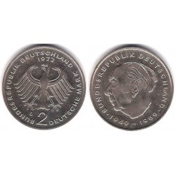 (A127) Alemania. 1972(G). 2 Mark (MBC)