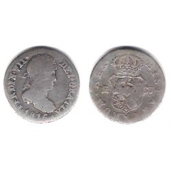 Fernando VII. 1816. ½ Real (BC) (Plata) Ceca de Madrid GJ