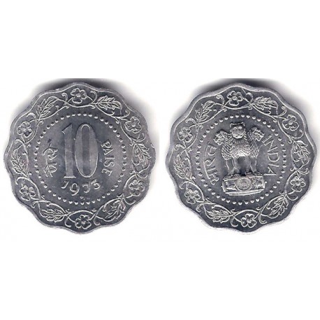 (27.1) India. 1973. 10 Paise (SC)