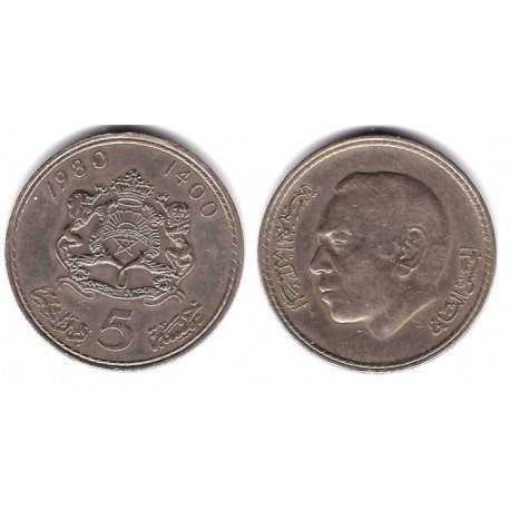 (Y72) Marruecos. 1980. 5 Dirhams (MBC)