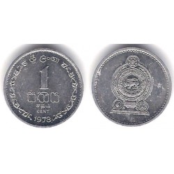 (137) Sri Lanka. 1978. 1 Cent (MBC)