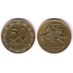 (108) Lituania. 1999. 50 Centu (EBC)