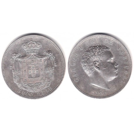 (540) Portugal. 1899. 1000 Reis (MBC+) (Plata)