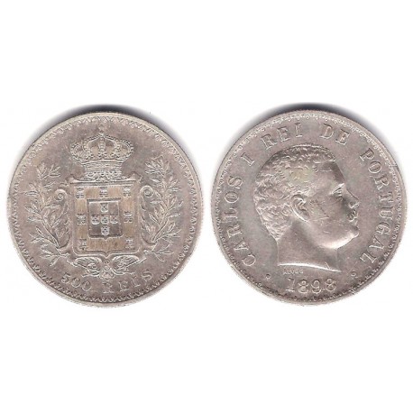 (535) Portugal. 1898. 500 Reis (MBC+) (Plata)