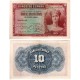 España. 1935. 10 Pesetas (EBC-) Serie C