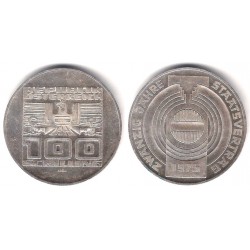 (2924) Austria. 1975. 100 Schillings (SC) (Plata)