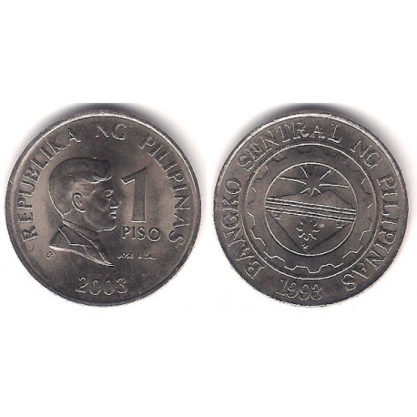 (269) Filipinas. 2003. 1 Piso (EBC)